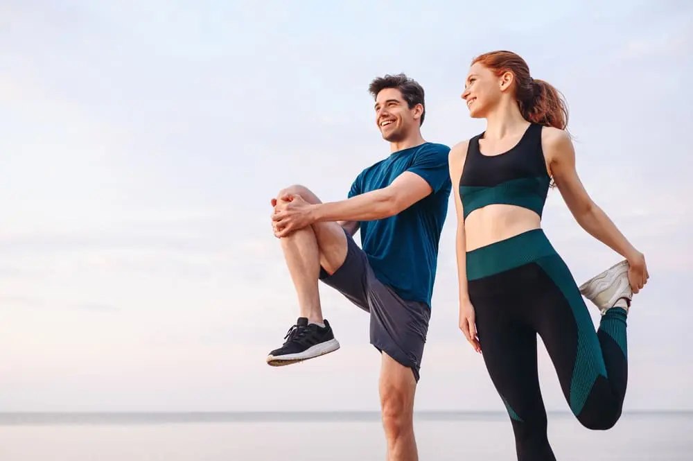 Couple Stretching