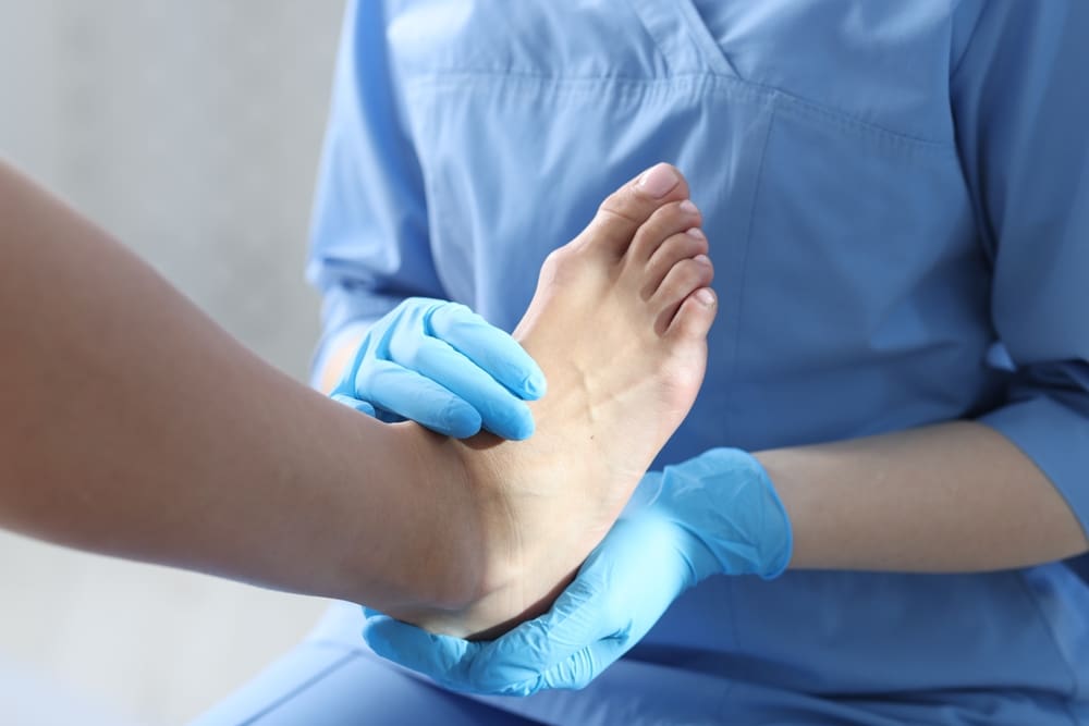 podiatrist exam